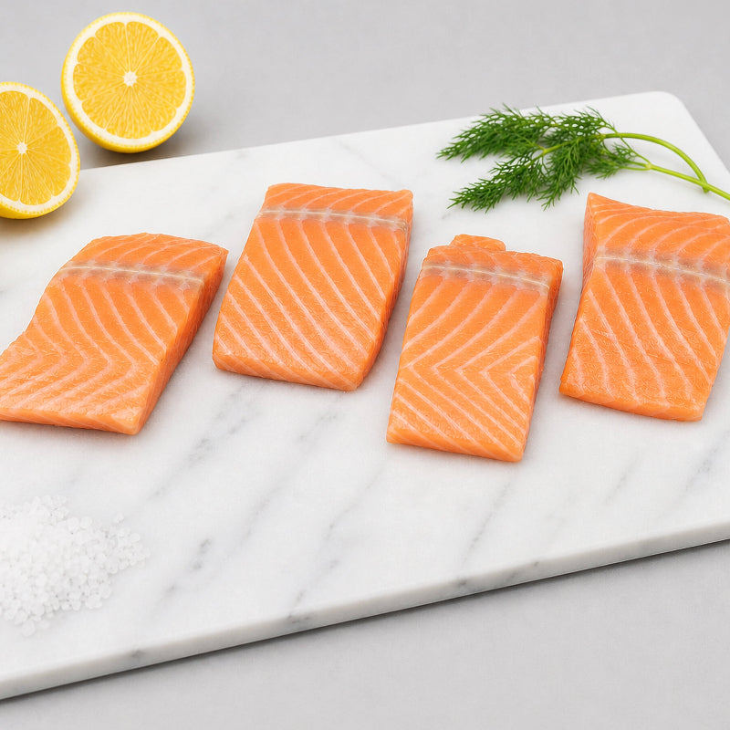 Norwegian Skinless Salmon Portions